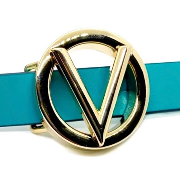 Valentino Monogram Leather belt